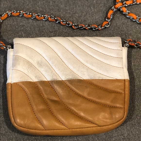 Henri Bendel Leather and Chain Crossbody Bag - Picture 3 of 4